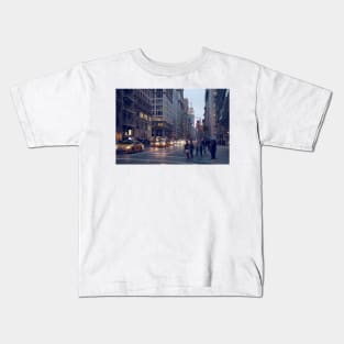 Midtown Manhattan in the Evening - Color Kids T-Shirt